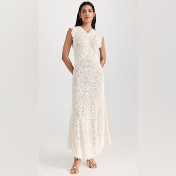 Ulla Johnson White Midi Dress - Picture 4 of 11